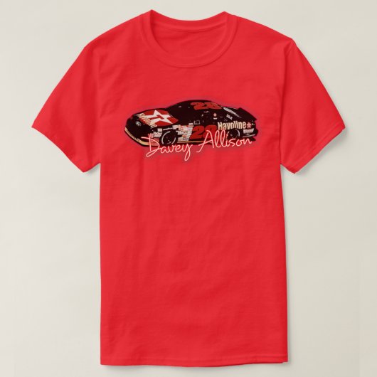 Davey Allison Racing Fan Art T-shirt (Design voorkant)