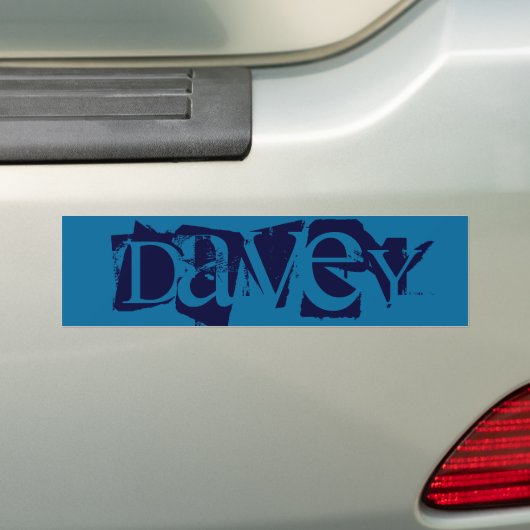 Davey Bumpersticker (Op auto)