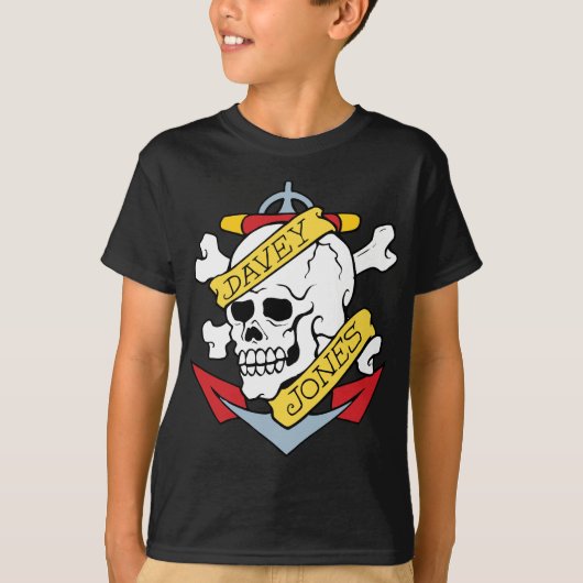 Davey Jones Tattoo T-shirt (Voorkant)