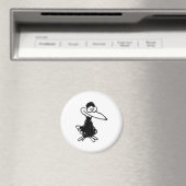 davholle zwarte vogel magneet (Insitu (Vaatwasser))