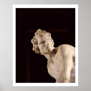 David, 1623-24 (marmer) (detail) poster