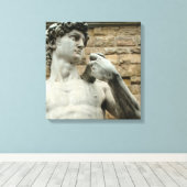 David 1 Canvas Print van Michelangelo (Insitu (Houten vloer))