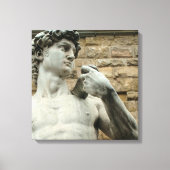 David 1 Canvas Print van Michelangelo (Voorkant)
