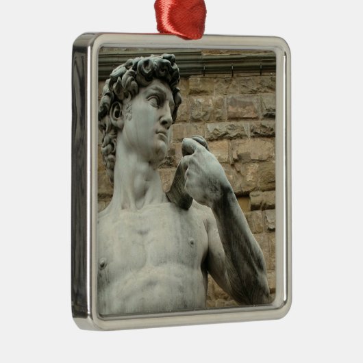 David 1 van Michelangelo Metalen Ornament (Rechts)