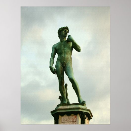 David 2 van Michelangelo Poster (Voorkant)