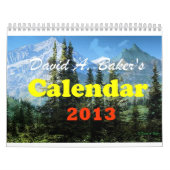 David A. Baker Art Calendar 2013 Kalender (Hoes)