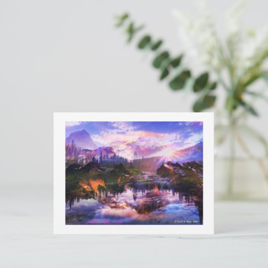 David A. Baker postcard Briefkaart (Staand voorkant)