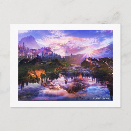 David A. Baker postcard Briefkaart (Voorkant)