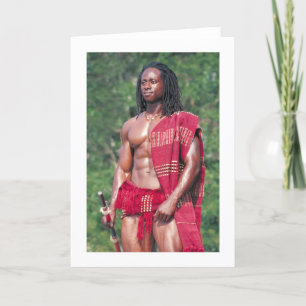 David Adomah als "Afrikan " Kaart