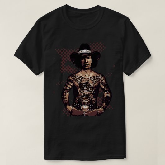 David Allan Coe Tattoo T-shirt (Design voorkant)