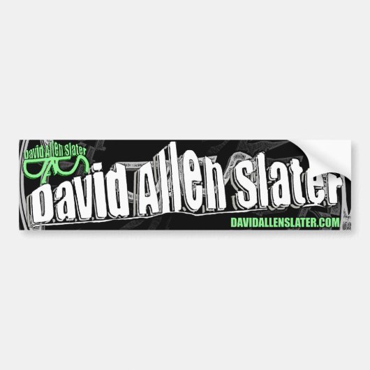 David Allen Slater Bumpersticker 2012 (Voorkant)