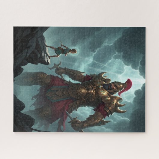 David and Goliath Jigsaw Puzzle Legpuzzel (Horizontaal)