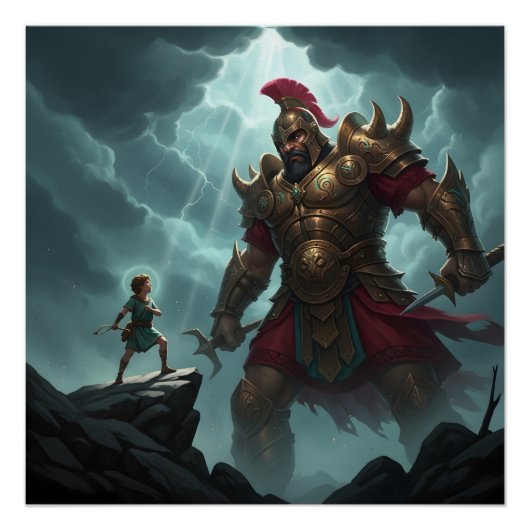 David and Goliath Poster (Voorkant)