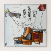 David Anderson vs. Goliath 20 x 20 Jigzaag Puzzle Legpuzzel (Horizontaal)