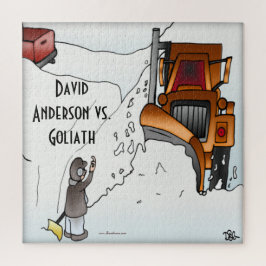 David Anderson vs. Goliath 20 x 20 Jigzaag Puzzle Legpuzzel