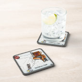 David Anderson vs. Goliath Beverage Coaster Bier Onderzetter (Rechterzijde)
