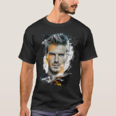 David Beckham - Classic T-Shirt schilderen (Voorkant)