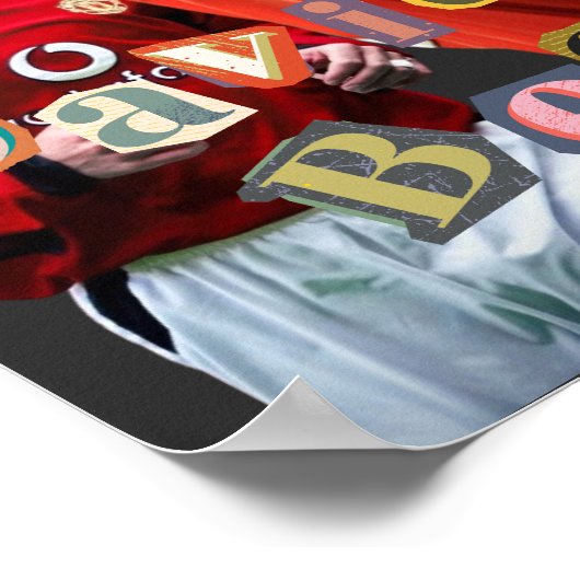 David Beckham Poster (Hoek)