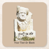 David Ben-Gurion Memorial Kartonnen Onderzetters (Voorkant)