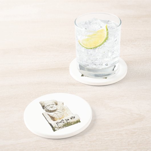 David Ben-Gurion Memorial Zandsteen Onderzetter (Zijkant)