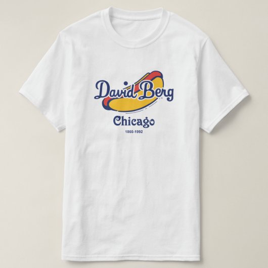 David Berg & Company, Chicago 1860-1992 T-shirt (Design voorkant)