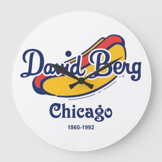 David Berg & Company, Chicago, IL 1860-1992 Grote Klok (Voorkant)