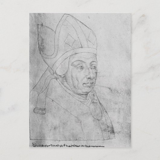 David, bisschop van Utrecht Briefkaart (Voorkant)