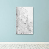 David, bisschop van Utrecht Canvas Afdruk (Insitu (Houten vloer))