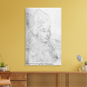 David, bisschop van Utrecht Canvas Afdruk (Insitu (Woonkamer))