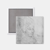David, bisschop van Utrecht Magneet (Voorkant / Achterkant)