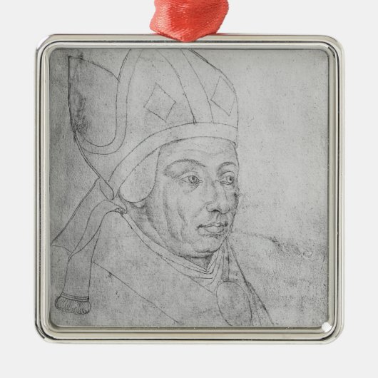David, bisschop van Utrecht Metalen Ornament (Voorkant)