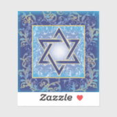 David Blue Gold Sticker (Vel)