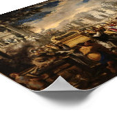 David brengt de Ark naar Jerusalem Poster (Hoek)