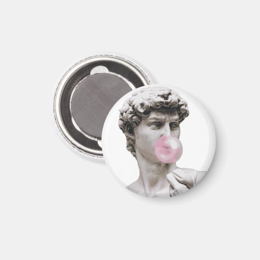 David - Buble Gum Magneet (Voorkant / Achterkant)