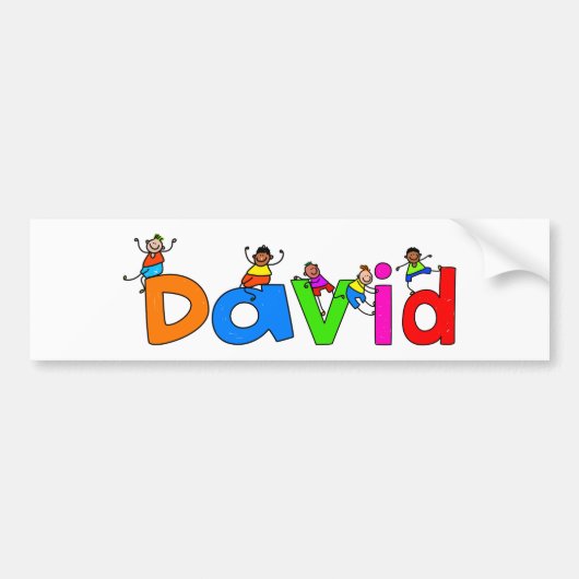 David Bumpersticker (Voorkant)