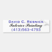 David C. Resnick, Interior Painting Bumpersticker (Voorkant)