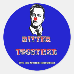David Cameron Bitter Samen Sticker