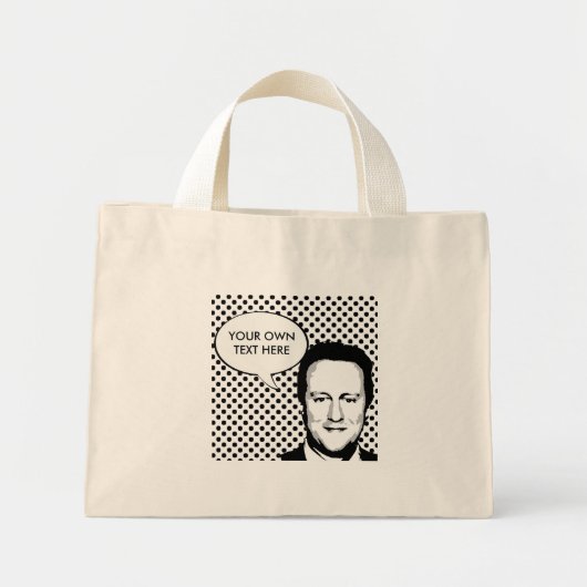 David Cameron Mini Tote Bag (Voorkant)