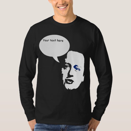David Cameron Says T-Shirt (Voorkant)