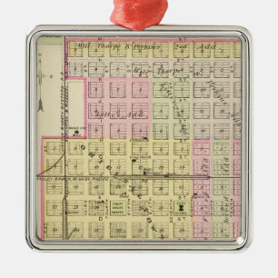 David City, Nebraska Metalen Ornament
