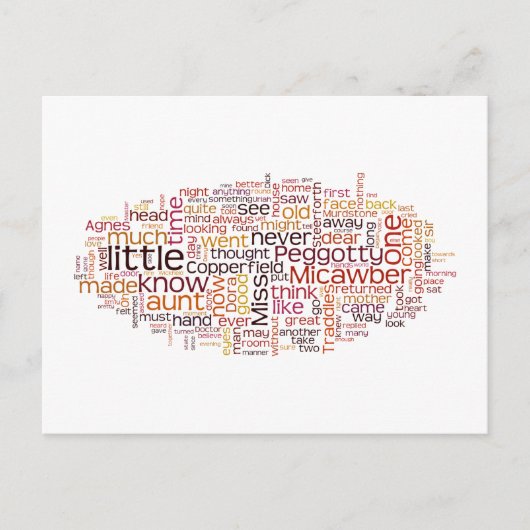 David Copperfield Briefkaart (Voorkant)