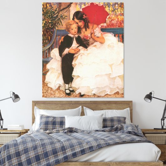 David Copperfield en zijn moeder print (Insitu (Slaapkamer))