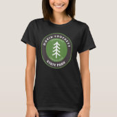 David Crockett State Park Tennessee Tn Forest Badg T-shirt (Voorkant)