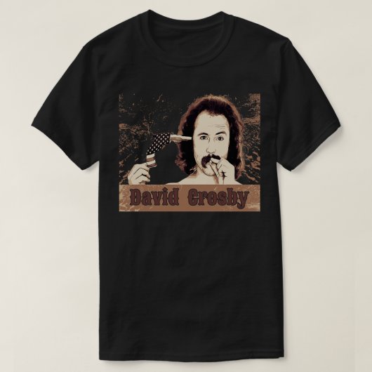 David Crosby T-shirt (Design voorkant)
