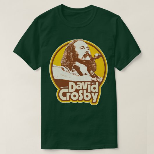 David Crosby T-shirt (Design voorkant)