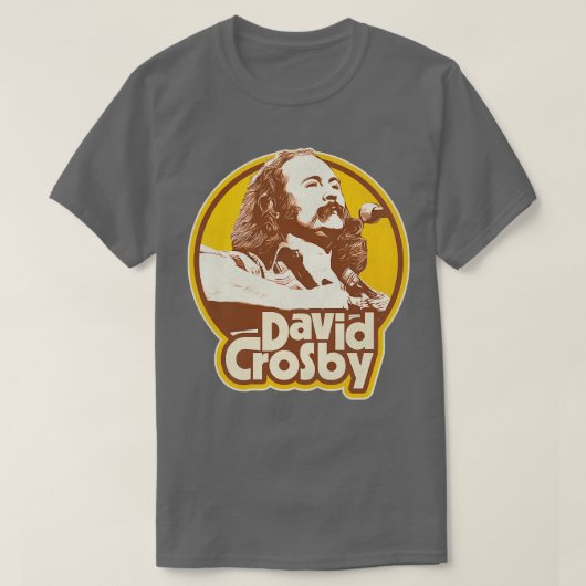 David Crosby T-shirt (Design voorkant)