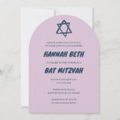 David Custom B'nai Bat Bar Mitswa Boog Kaart (Voorkant)