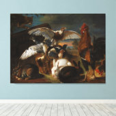  David de Coninck Allegory of Vigilance Canvas Afdruk (Insitu (Houten vloer))