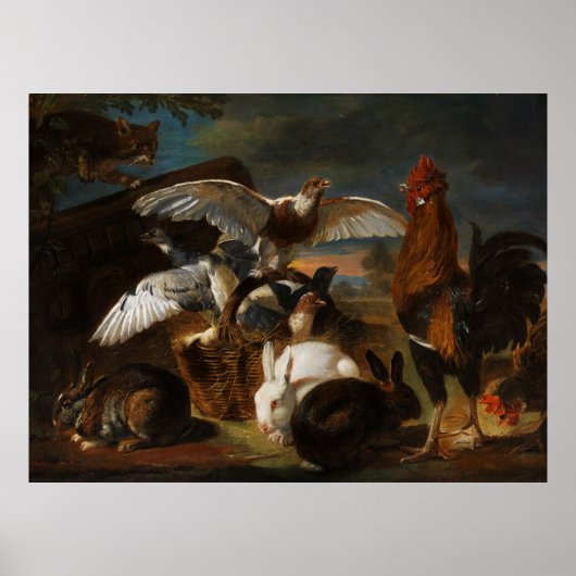 David de Coninck Allegory of Vigilance Poster (Voorkant)