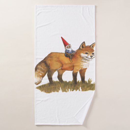 David de Gnome Woodland Forest Vrienden Badhanddoek (Badhanddoek)